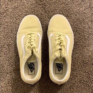 Limited Edition Lemon Yellow Old Skool Vans